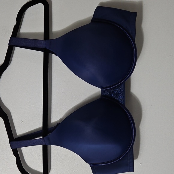 Vanity Fair Underwire Seamless Elegant Navy Blue Women's Bra Size 38C - Picture 1 of 12